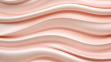 Fototapeta premium Smooth and Flowing Abstract Background With Gentle Curves in Soft Shades of Pink and White
