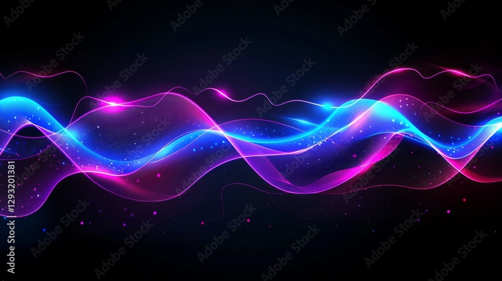 Poster digital data flow and infographic background. abstract background with dots and lines. digital tech.