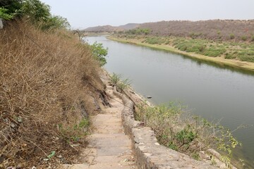 インド　ガグロン　城　中洲
