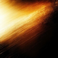 Amber gradient on golden yellow, black backdrop with polished copper.