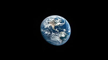 Naklejka premium Earth globe in starry space, symbolizing unity and infinite possibilities.
