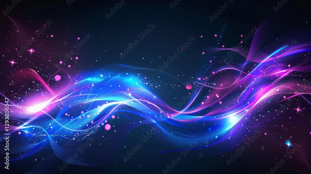 Poster digital data flow and infographic background. abstract background with dots and lines. digital tech.