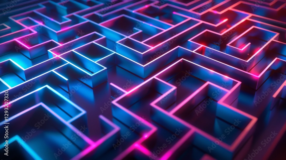 Poster digital technology background. square shapes background. futuristic technology. abstract technology 