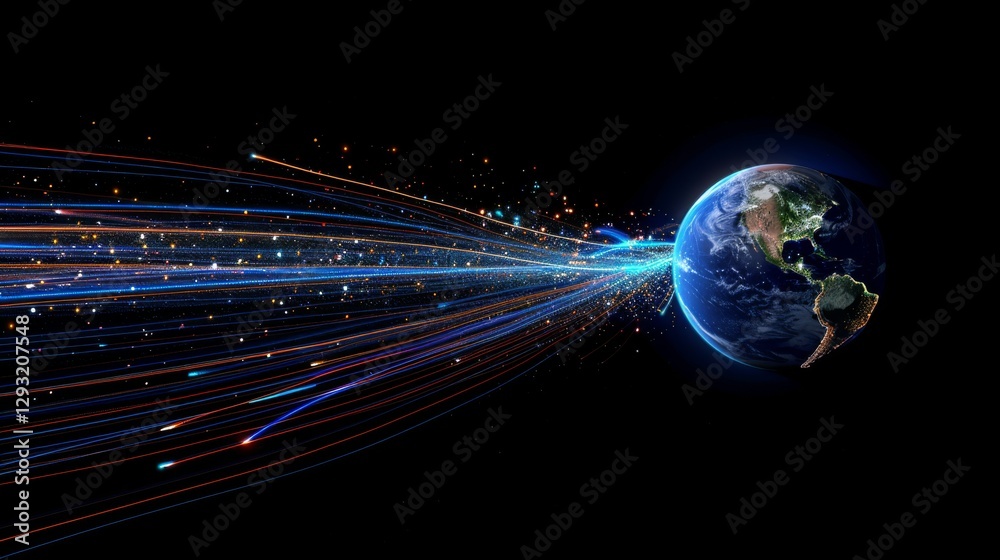 Poster abstract futuristic technology. digital technology. abstract technology science. abstract technology