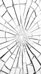 Stunning Fractured Glass Design: A captivating display of broken glass patterns.