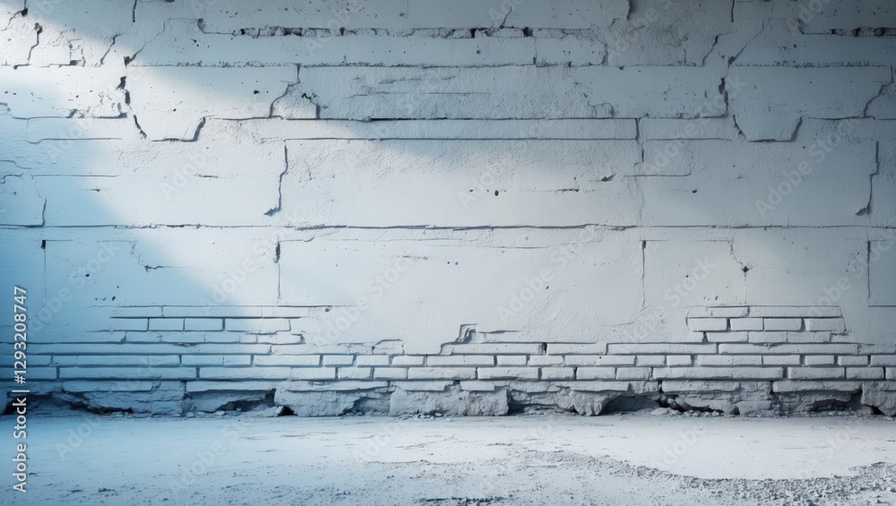 Poster concrete wall texture background in soft white ideal for presentations and web templates with ample 