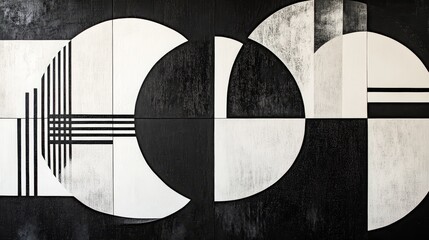 Geometric Abstract Wall Art - Modern Panels