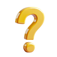 Naklejka premium Purple Question Mark Background on transparent background.