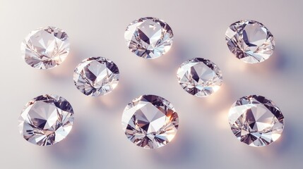 Diamond Jewels,  Luxury Gems,  Elegant Gems,  High-End Gems.  Stock Photo, Use  Jewelry Catalog,   Luxury Product