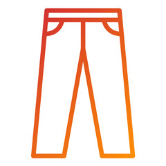 Vector Design Trousers Icon Style