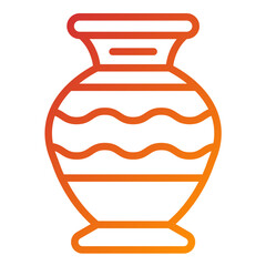 Vector Design Vase Icon Style