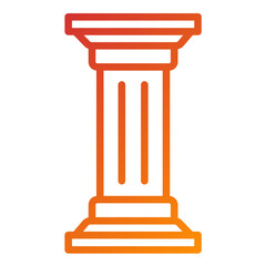 Vector Design Pillar Icon Style