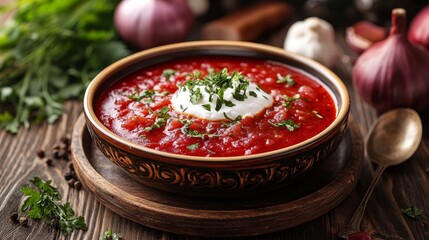 Rich and Flavorful Russian Beetroot Soup