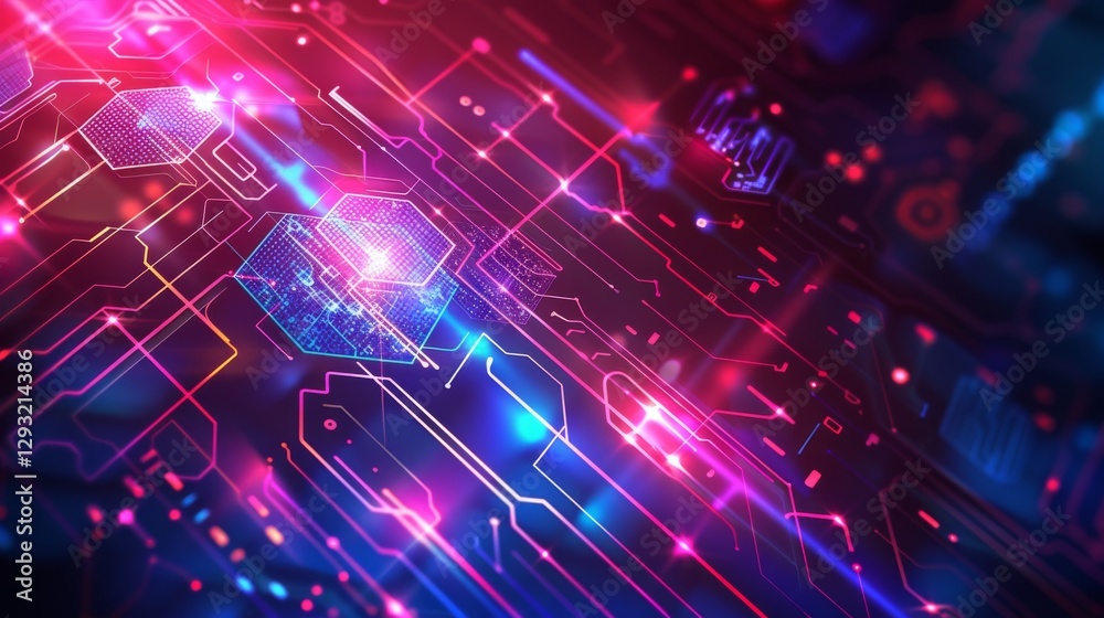 Poster digital technology background. abstract technology science background. abstract futuristic. abstract