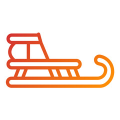 Vector Design Sled Icon Style