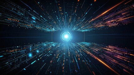 Obraz premium Creative inovative technology background
