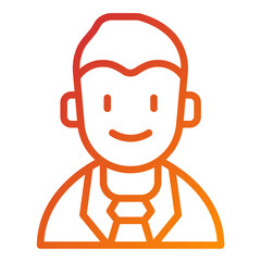 Vector Design Character Male Icon Style