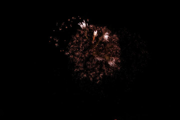 fireworks in the sky