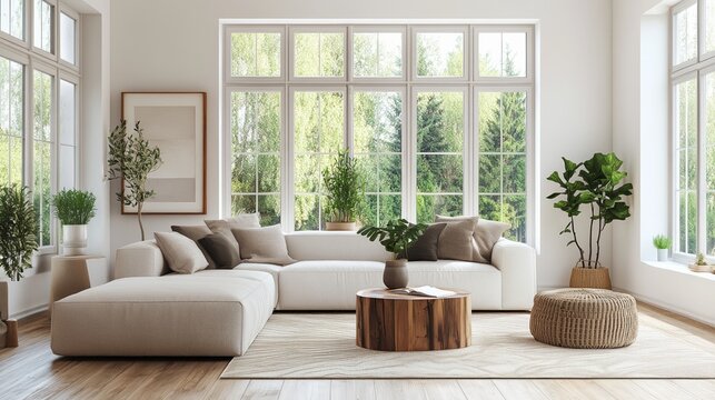 Modern office lobby with minimal design, embodying simplicity and professionalism in a clean, natural light setting.