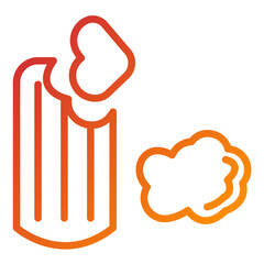 Vector Design Clay Bar Icon Style