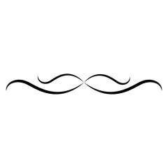 Decorative icon vector. Ornaments elements illustration sign. Decorative elements symbol or logo.