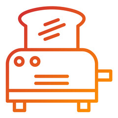 Vector Design Toaster Icon Style