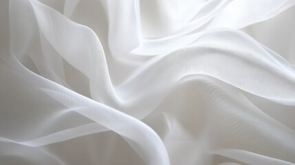 Obraz premium Simple modern white background with subtle, flowing curves and delicate line patterns, ideal for clear text overlays.