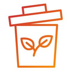 Recycling Bin Vector Design Icon Style