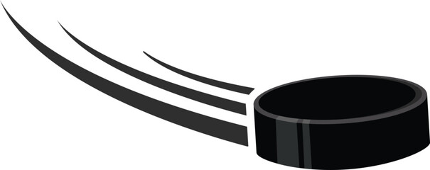Hockey Puck Moving Swoosh Effect