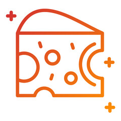Cheese Vector Design Icon Style