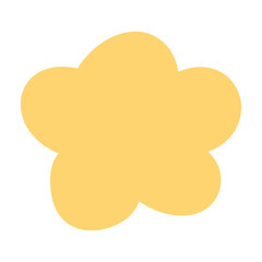 yellow cute text box
