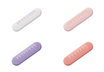 Colorful Measuring Tools Arranged on Black Background for Scientific Design