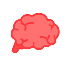 Brain Cartoon Illustration Vector