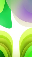 Abstract wave smooth wave mobile phone bg 9:16 with soft pastel green