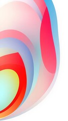 Abstract wave smooth wave mobile phone bg 9:16 with soft pastel multi colors