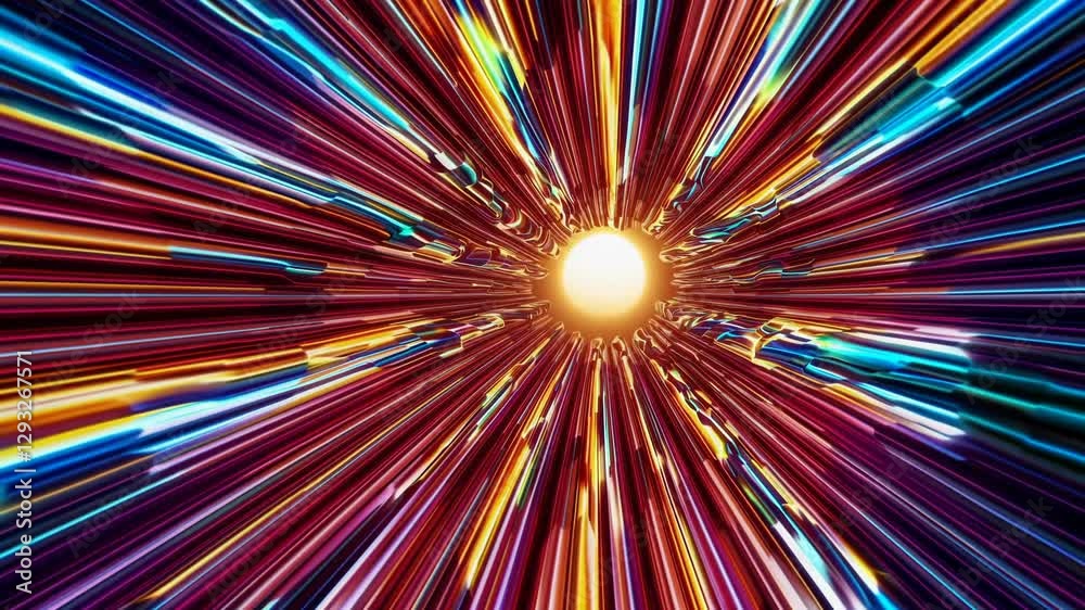 Aufkleber abstract background with colorful lights
