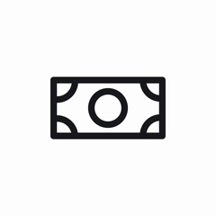 dollar money cash payment icon vector sign