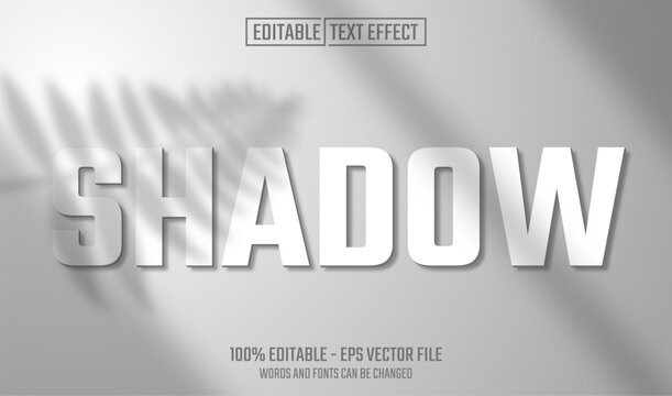 shadow editable text effect