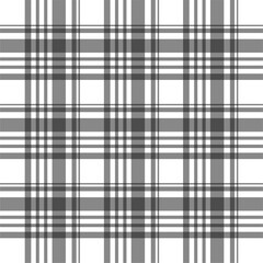 Minimalist black and white plaid pattern with clean lines. Ideal for fashion, home decor, packaging, and modern graphic design. Seamless and versatile.