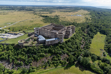 Beeindruckende Burganlage Borgholm auf &Ouml;land