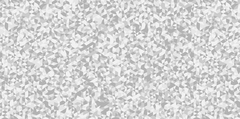 Vector white and gray overlapping polygon square texture. Seamless geometric pattern triangle shapes low polygon backdrop background. Abstract line poly background.	