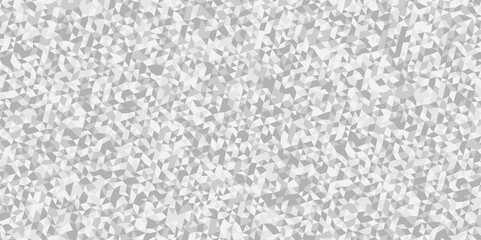 Vector white and gray overlapping polygon square texture. Seamless geometric pattern triangle shapes low polygon backdrop background. Abstract line poly background.	