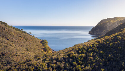 Breathtaking View From Cap Norfeu Over Cala Joncols in Roses, Catalonia