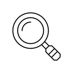 Magnifying Glass Vector icon