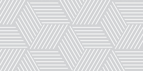 Abstract grid geometric grey hexagon light minimal graphic design. seamless block stylish surface polygon tech metal square triangle honeycomb background.	