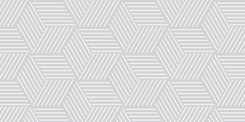 Abstract grid geometric grey hexagon light minimal graphic design. seamless block stylish surface polygon tech metal square triangle honeycomb background.	