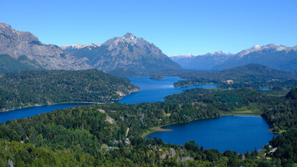 Fototapeta premium Perito Moreno Oeste Lake, Circuito Chico, Bariloche, Patagonia, Argentina