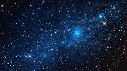 Obraz premium Cosmic Nebula Star Clusters in Deep Space