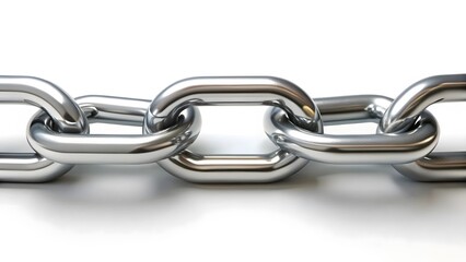 Obraz premium Metal Chain Links Close-up