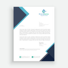 58. Professional Corporate Letterhead pad Layout Template.
